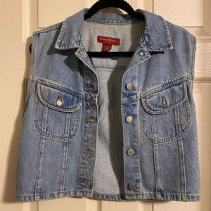 Banana Republic Denim Jean Jacket Vest